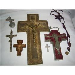 6 different vintage crucifixes #2169042