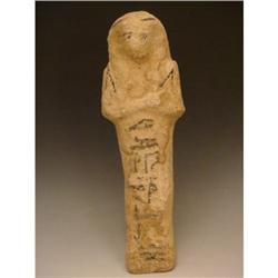 RARE ANCIENT EGYPTIAN CLAY USHABTI C.1300 B.C #2169048