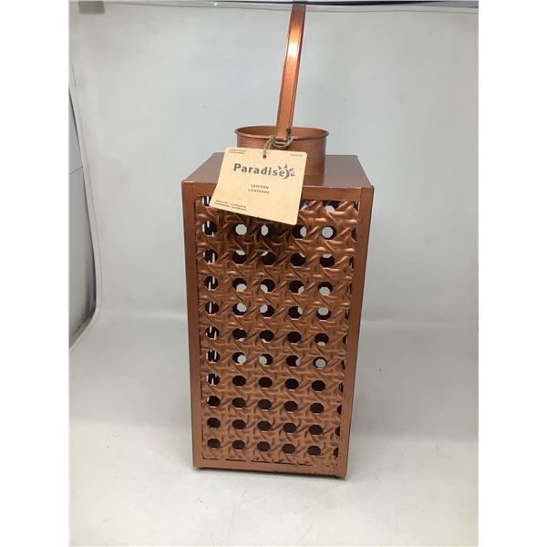 Paradise Antique Copper Indoor Lantern