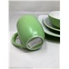 Image 2 : Lot Of 4 Matching Dishes And Mug (Green)