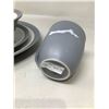 Image 2 : Lot Of 4 Matching Dishes And Mug (Grey)