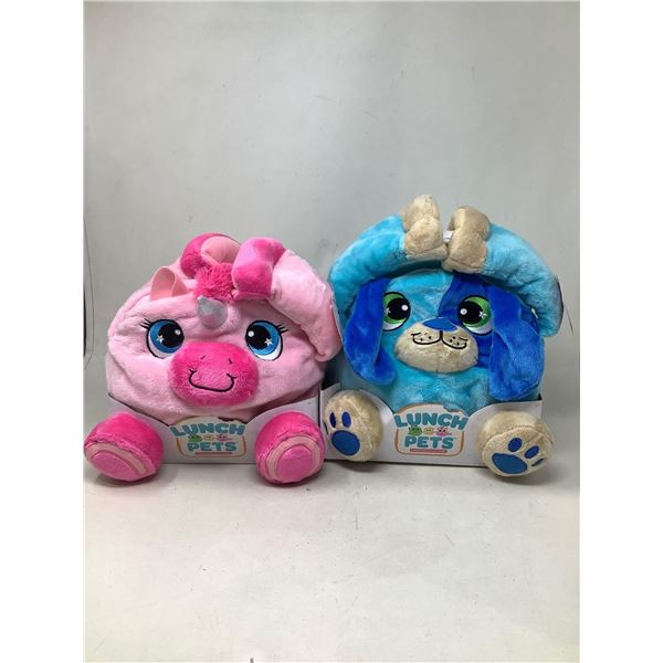 Lunch Pets Plush Toys Lot Of 2