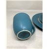 Image 2 : Lot Of 4 Matching Dishes And Mug (Blue)
