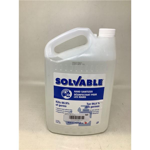 Solvable Hand Sanitizer (3.78L)