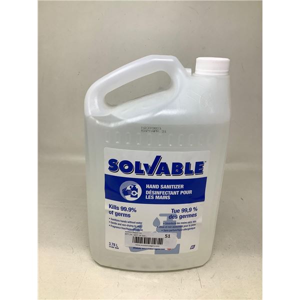 Solvable Hand Sanitizer (3.78L)
