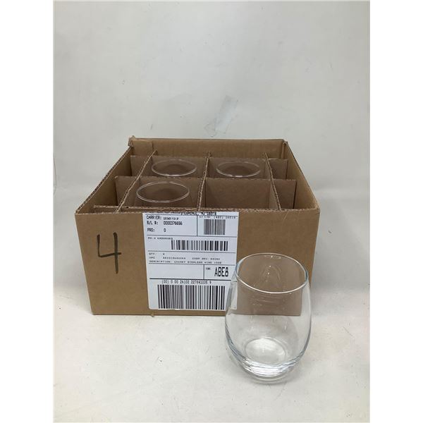 Lot Of 4 Wine Glasses