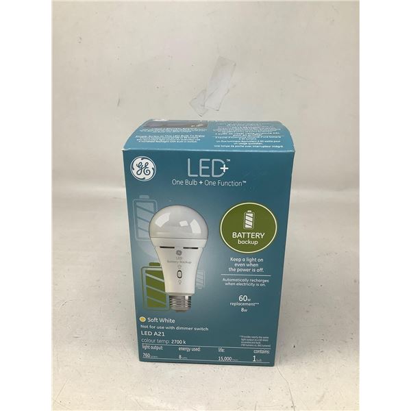 LED+ Smart Light Bulb With Back Up Battery