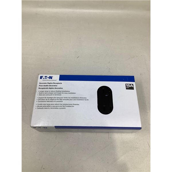 Eaton Decorator Duplex Receptacle