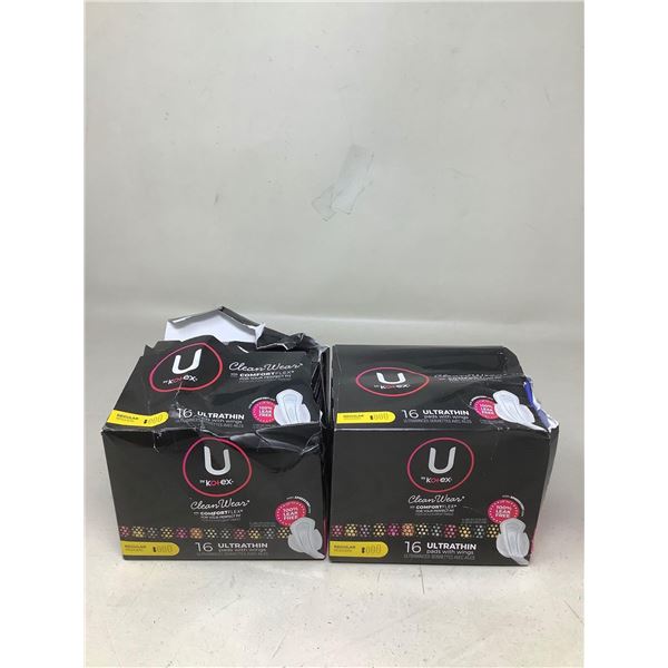 U By Kotex (2 X 16 Pads)