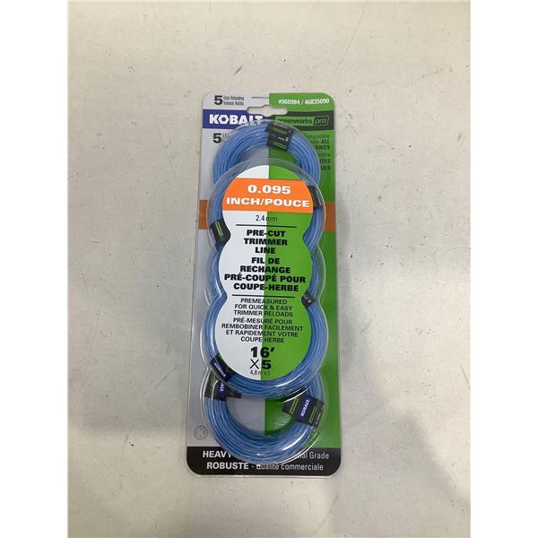 Kobalt Pre Cut Trimmer Line (5 Count)