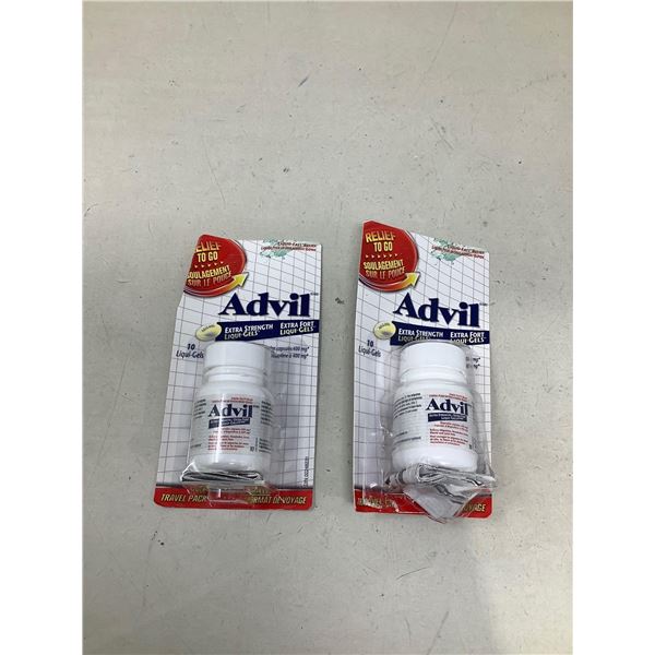 Advil Extra Strength Liquid Gel Lot Of 2