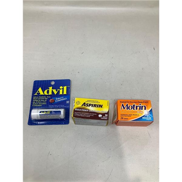 Assorted Lot Of 3 Pharmaceuticals