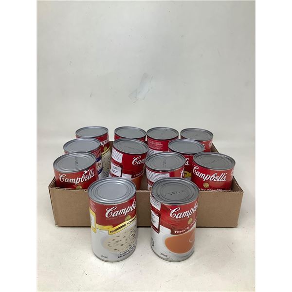 Lot Of 12 Assorted Campbells Soup