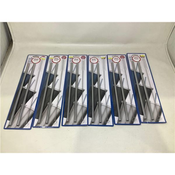 NEW Hic Tumblr Straw With Cleaning Brush Lot Of 6