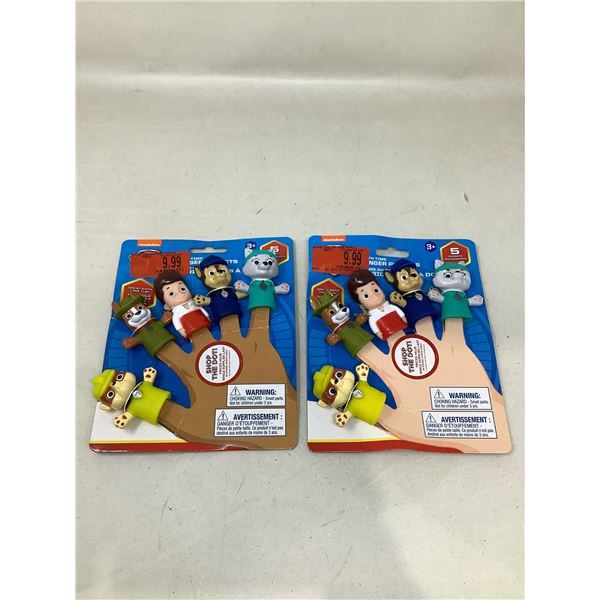 Lot Of 2 Paw Patrol Finger Puppets