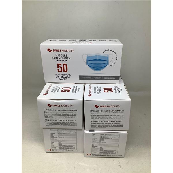 Swiss Mobility Non Medical Masks Lot Of 5