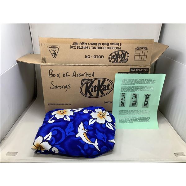 Box Of Assorted Sarongs