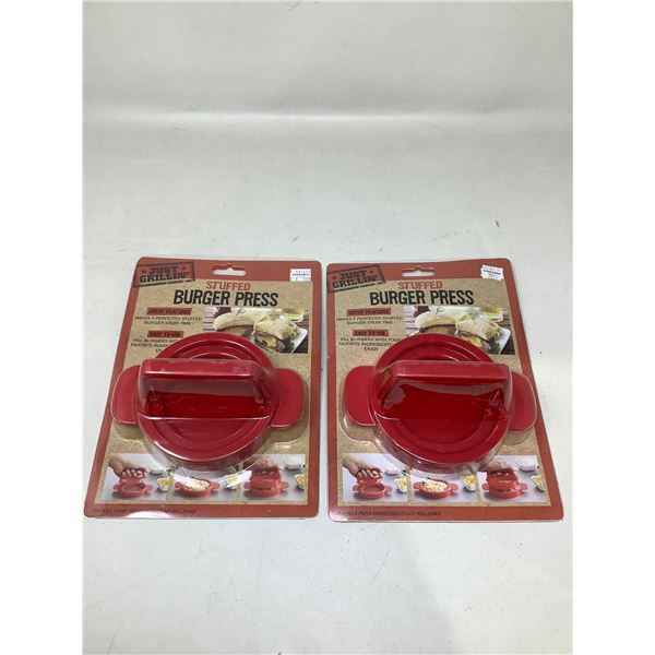 Just Grillin Stuffed Burger Press Lot Of 2
