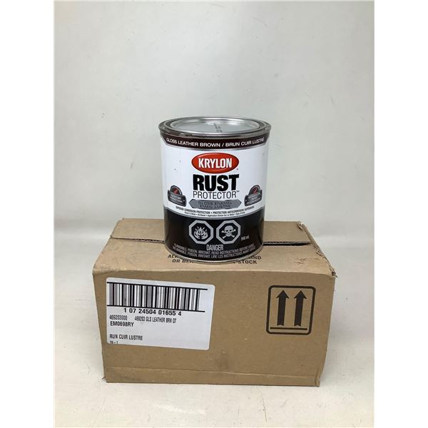 Krylon Rust Protector Gloss Leather Brown (2 X 946ML)