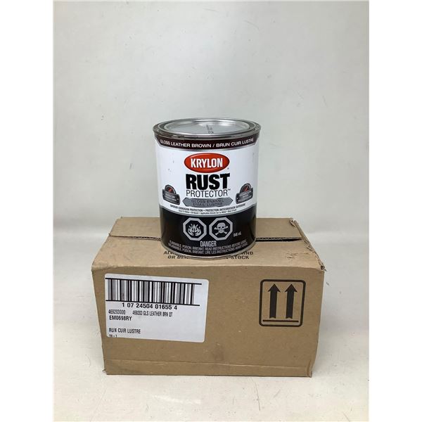 Krylon Rust Protector Gloss Leather Brown (2 X 946ML)