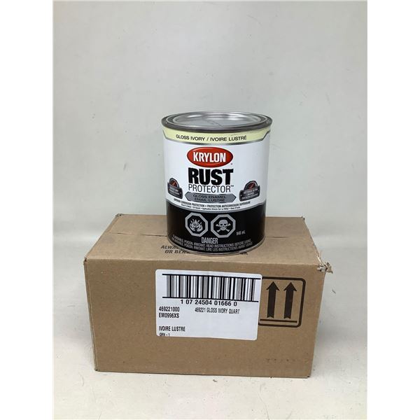 Krylon Rust Protector Gloss Ivory (2 X 946ML)