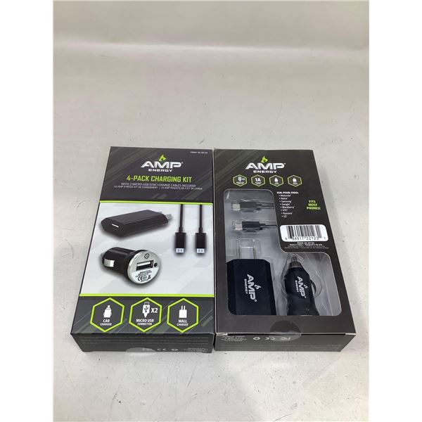 4 Pack Charging Kit Lot Of 2