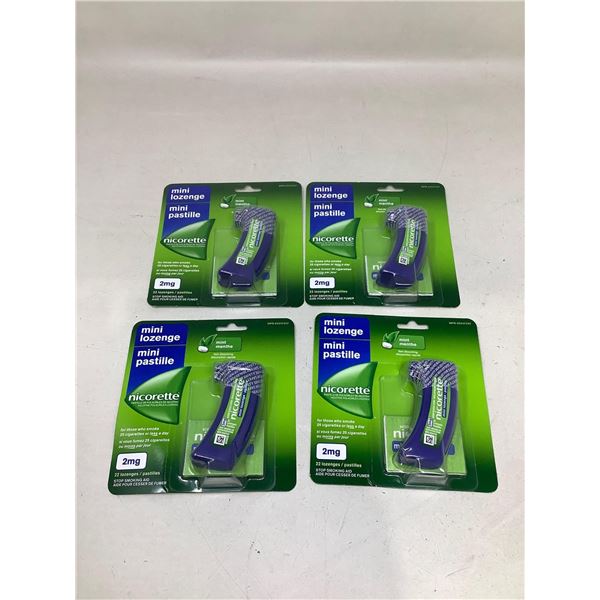 Nicorette Mini Lozenges Lot Of 4