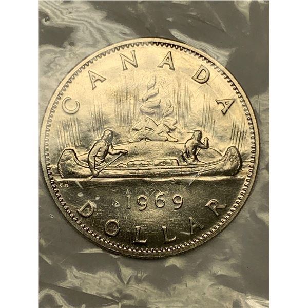 Canada 1969 Silver Dollar