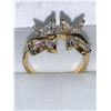 Image 1 : Ladies Butterfly Shaped Gemstone Ring size 7