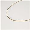 Image 2 : 10K Yellow Gold Necklace (~Size 0) (~length 17 inches) (~weight 0.83g), Made in Canada, Suggested Re