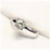 Image 2 : 10K White Gold Moissanites(0.83ct) Ring (~Size 8) (~length 0 inches) (~weight 1.12g), Made in Canada