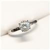 Image 3 : 10K White Gold Moissanites(0.83ct) Ring (~Size 8) (~length 0 inches) (~weight 1.12g), Made in Canada