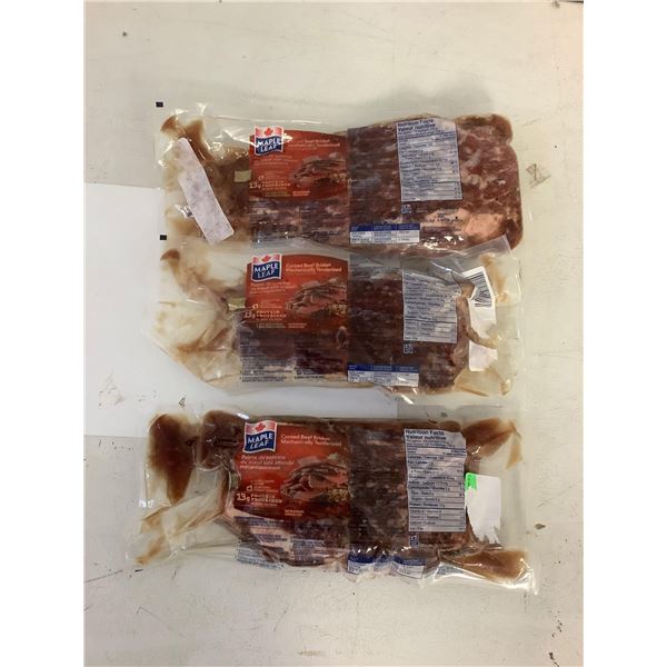 Maple Leaf corn beef brisket - lot of 3