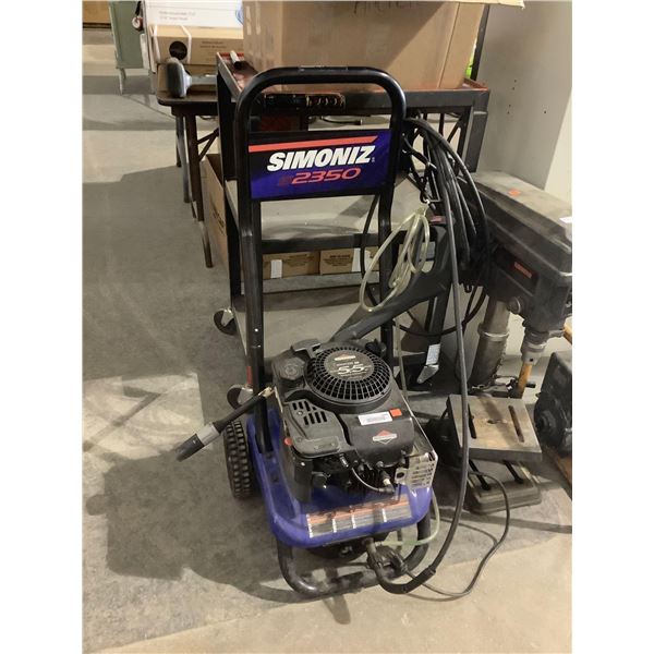 Simoniz 2350 PSI Gas Pressure Washer  - Model: S2350