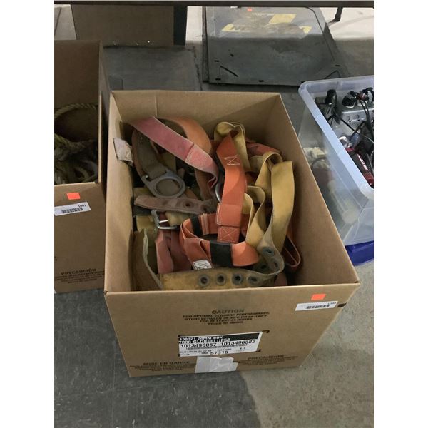 Bin of Assorted Straps