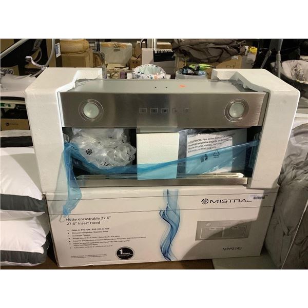 Mistral 27.6in Insert Hood - Model: MPP274S