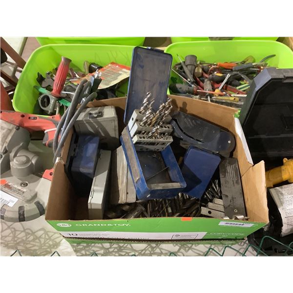 Box of Misc. Drill Bits