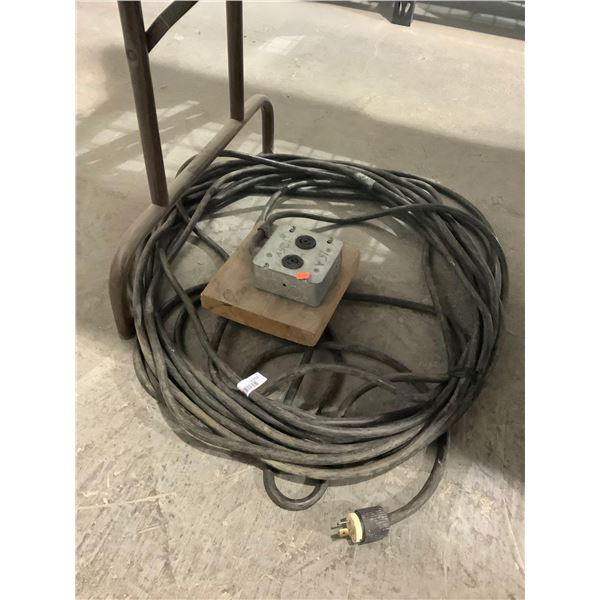 Heavy Duty Extension Cord w/ Dual Box 125v 15A 50ft