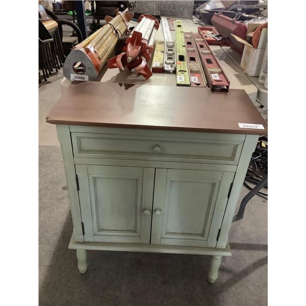 Wooden 2-Door Single Drawer Cabinet