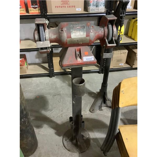 Heavy Duty Bench Grinder w/ Floor Stand