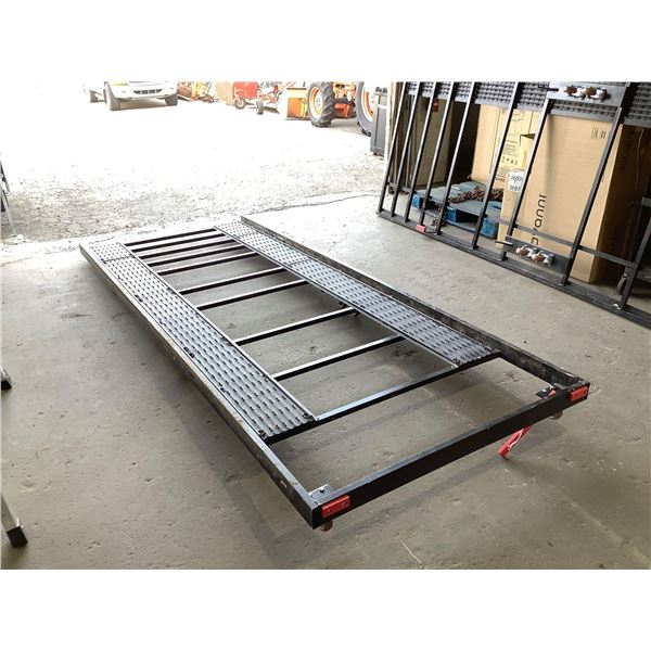 Aluminum Sled Loading Ramp with wheels