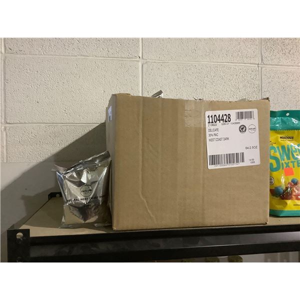 Case of West Coast Ground Dark Coffee (64 x 2.5oz)