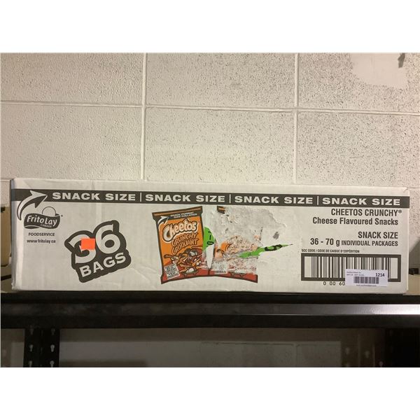 Case of Cheetos Crunchy Cheese Flavored Snacks (36 x 70g)