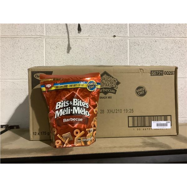 Case of Bits and Bites Barbecue Snack Mix (12 x 175g)