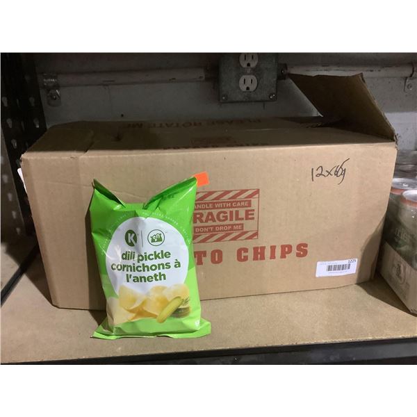 Case of Circle K Dill Pickle Chips (12 x 66g)
