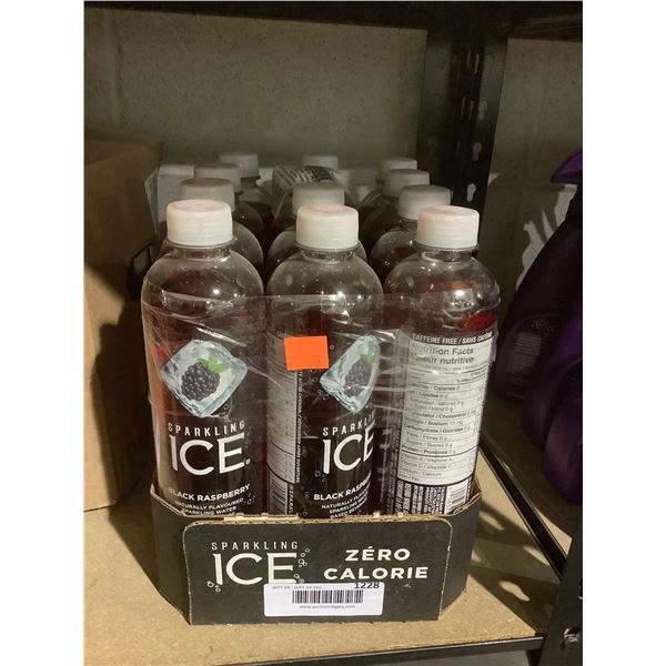 Sparkling Ice Blue Raspberry Sparkling Beverage (12 x 503mL)