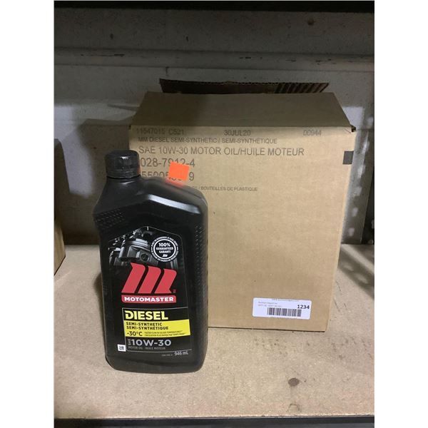 Case of Motomaster Diesel Semi-Synthetic SAE 10W-30 Motor Oil (6 x 946mL)