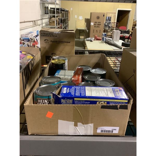 Box of Assorted Groceries