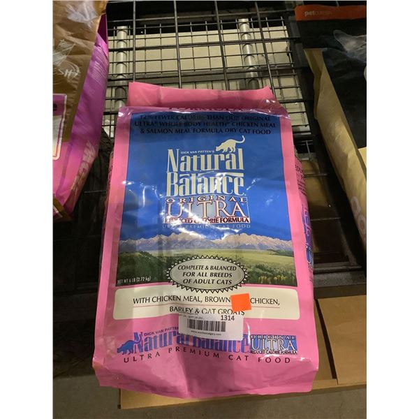 Natural Balance Ultra Premium Adult Cat Food (2.72kg)