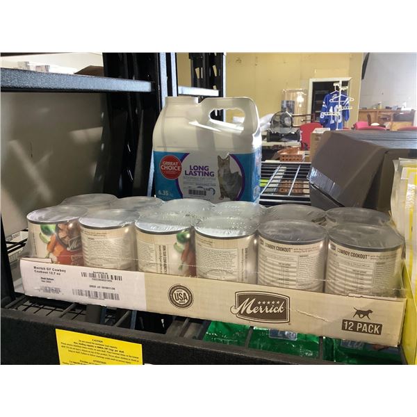 Merrick Grain-Free Cowboy Cookout Wet Dog Food (12 x 360g)